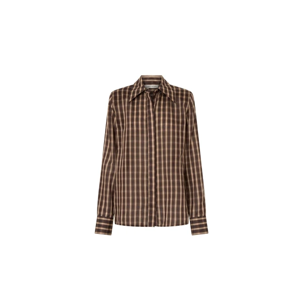 Mannix Shirt in Chocolate Check