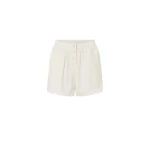 Camilla and Marc Maris Button Front Mini Short in Soft White | Shorts | Luxury Shoes 