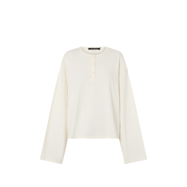Camilla and Marc Maris Long Sleeve Tee in Soft White | Tops | Luxury Shoes 