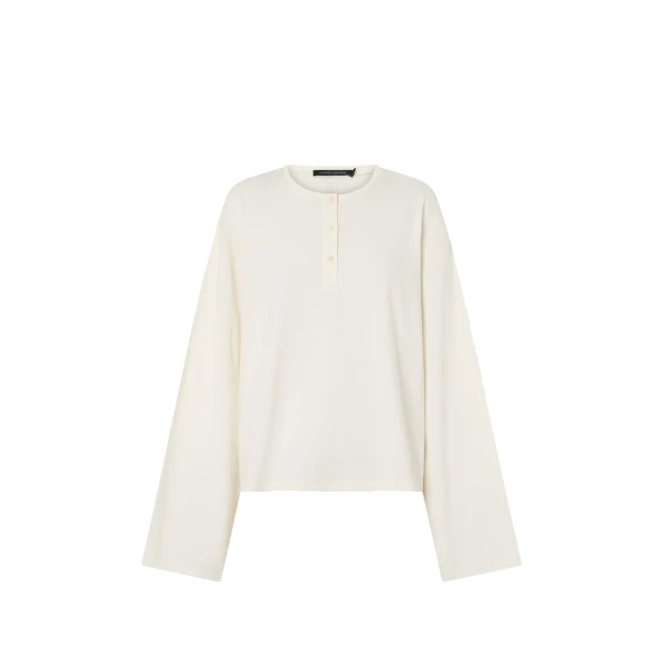 Maris Long Sleeve Tee in Soft White
