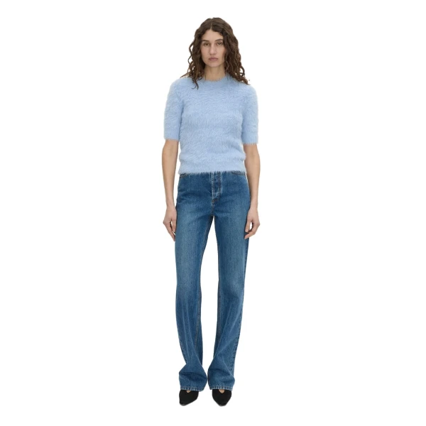 Camilla and Marc Maxime Knit Top in Pale Blue
