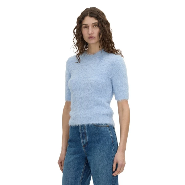 Camilla and Marc Maxime Knit Top in Pale Blue