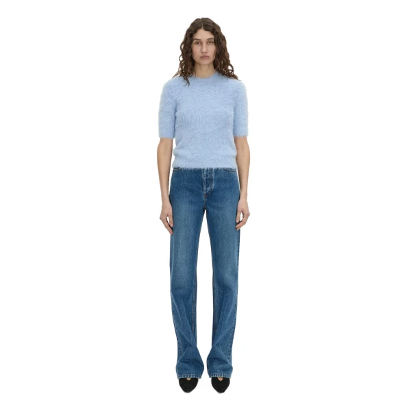 Camilla and Marc Maxime Knit Top in Pale Blue