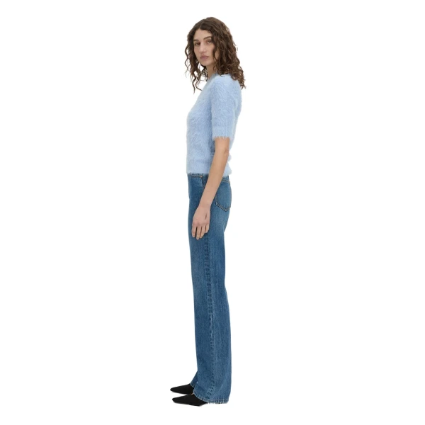 Camilla and Marc Maxime Knit Top in Pale Blue