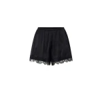 Camilla and Marc Mirage Lace Trim Short in Black | Shorts | Luxury Shoes 
