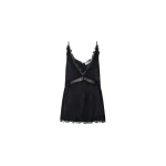 Camilla and Marc Mirage Lace Trim Top in Black | Tops | Luxury Shoes 
