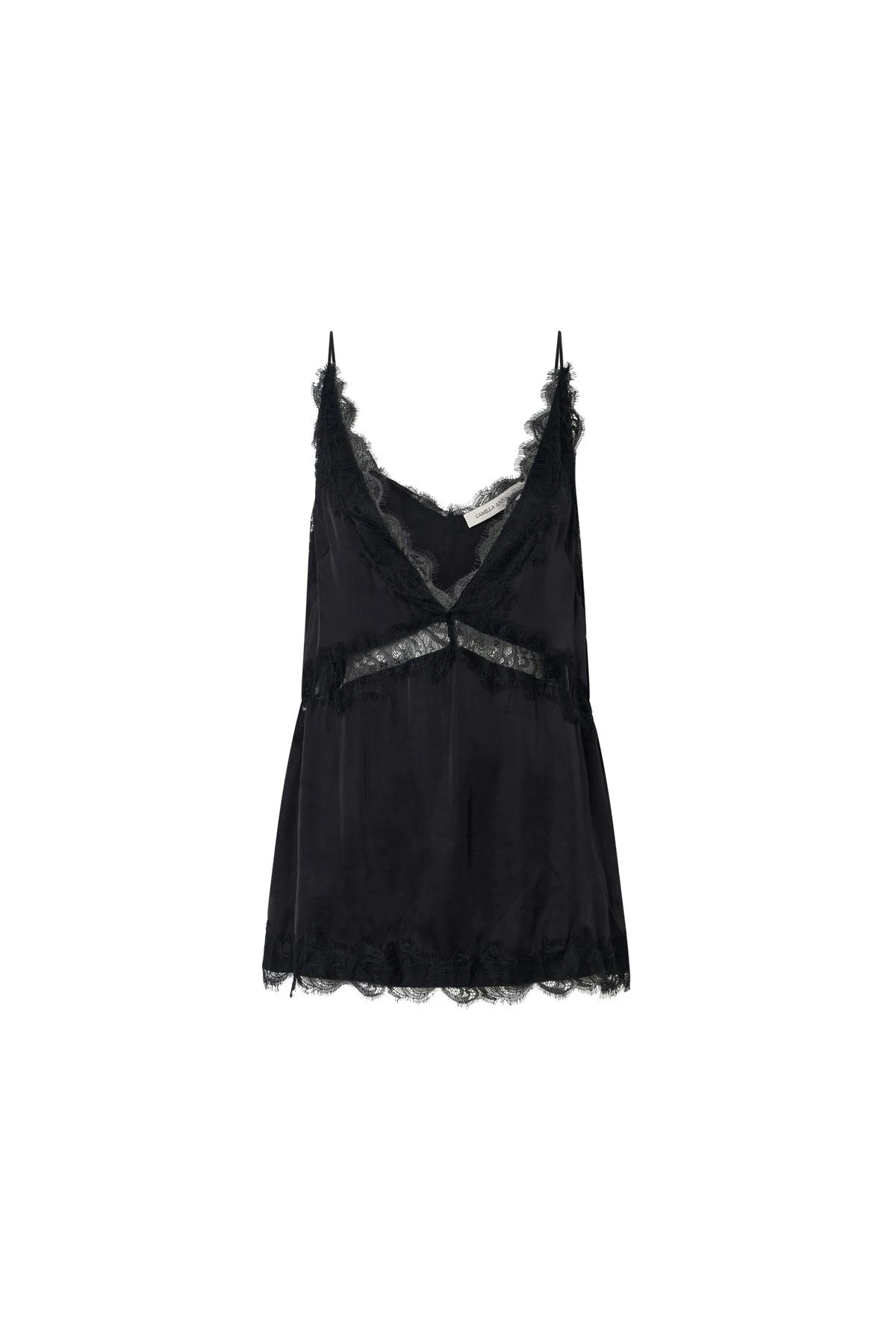 Camilla-and-Marc-Mirage-Lace-Trim-Top-in-Black Camilla and Marc Mirage Lace Trim Top in Black | Tops | Luxury Shoes