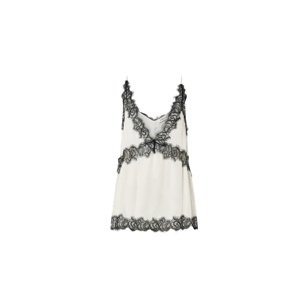 Camilla and Marc Mirage Lace Trim Top in Cream | Tops | Luxury Shoes 