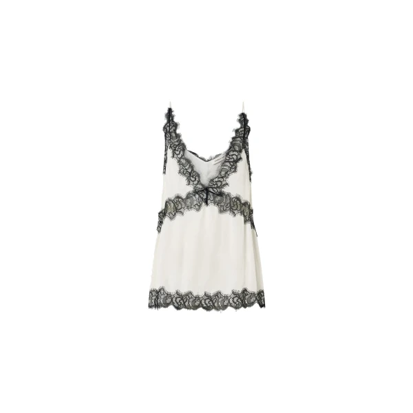 Camilla and Marc Mirage Lace Trim Top in Cream | Tops | Luxury Shoes 