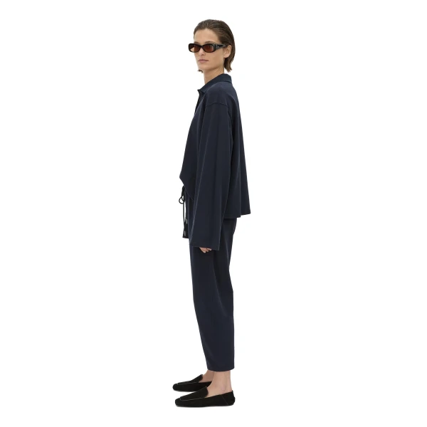 Camilla and Marc Moreno Pique Track Pant in Navy