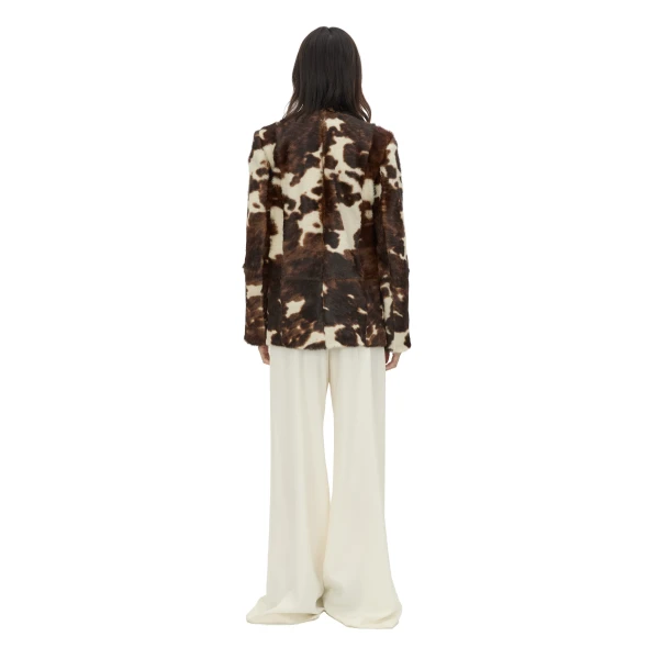Camilla and Marc Myna Printed Jacket in Chocolate Multi