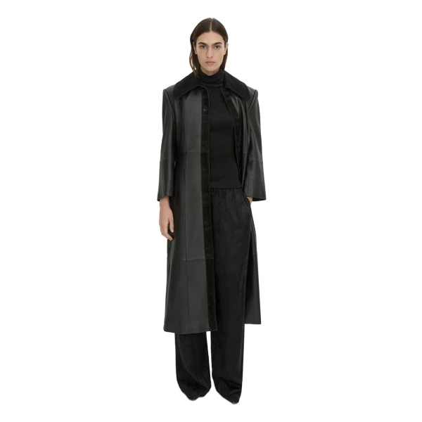 Camilla and Marc Naidee Satin Relaxed Pant in Black