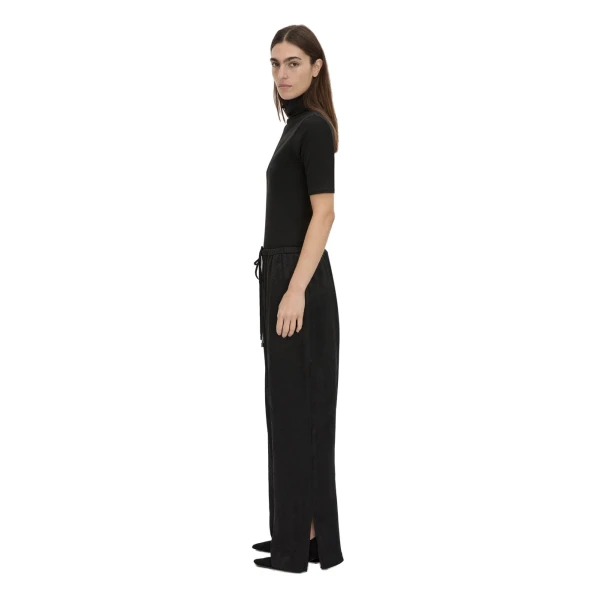 Camilla and Marc Naidee Satin Relaxed Pant in Black