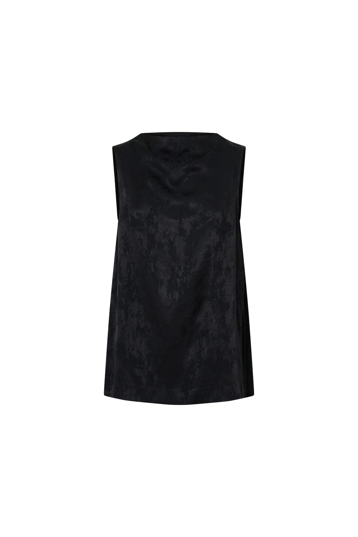 Camilla-and-Marc-Naidee-Satin-Sleeveless-Top-in-Black Camilla and Marc Naidee Satin Sleeveless Top in Black | Tops | Luxury Shoes