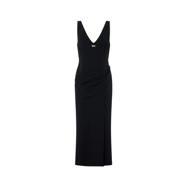 Camilla and Marc Namira Midi Dress in Black | Dresses | Luxury Shoes 