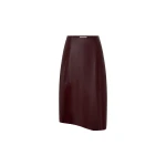 Camilla and Marc Orrin Leather Skirt in Burgundy | Skirts | Luxury Shoes 