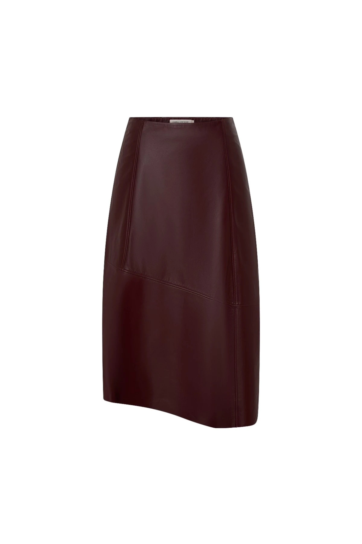 Camilla-and-Marc-Orrin-Leather-Skirt-in-Burgundy Camilla and Marc Orrin Leather Skirt in Burgundy | Skirts | Luxury Shoes