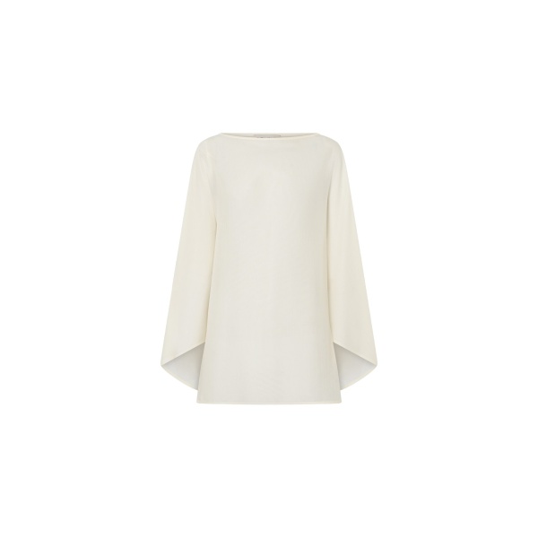 Camilla and Marc Rene Draped Top in Cream | Tops | Luxury Shoes 
