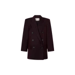 Camilla and Marc Revera Oversized Blazer in Choc Burgundy | Jackets | Luxury Shoes 