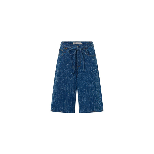Camilla and Marc Rhodes Denim Short in Classic Blue Neps | Shorts | Luxury Shoes 