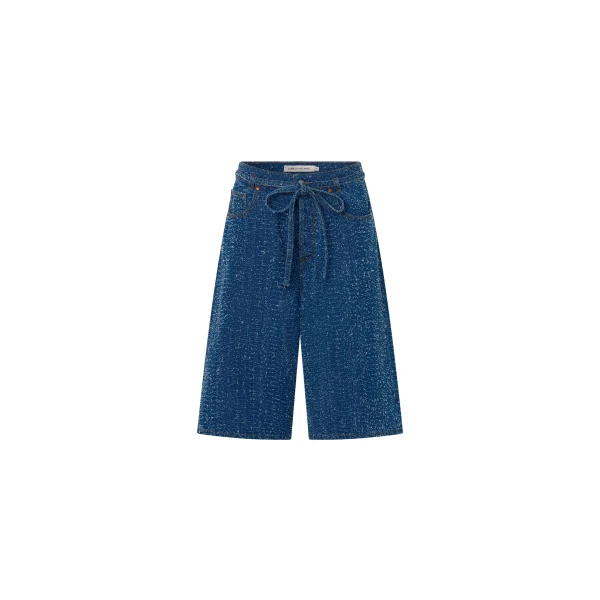 Rhodes Denim Short in Classic Blue Neps