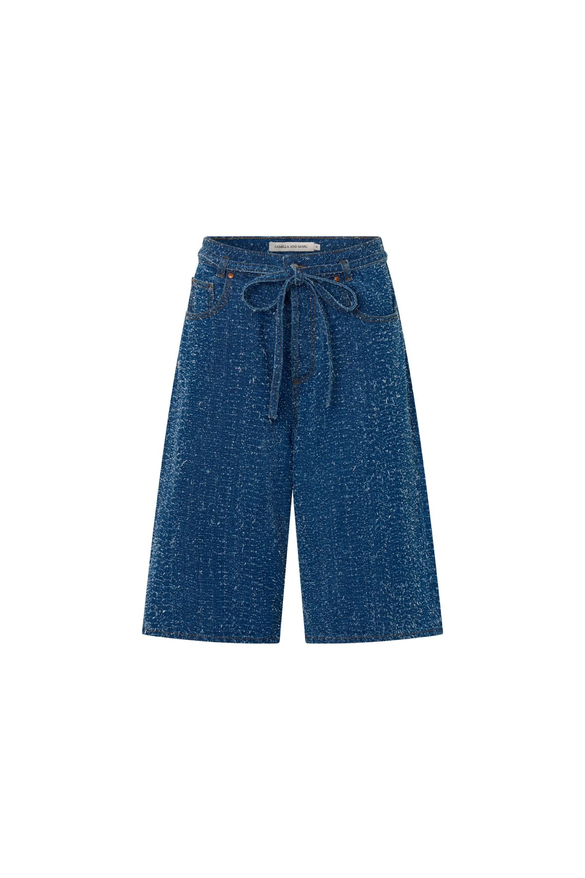 Camilla-and-Marc-Rhodes-Denim-Short-in-Classic-Blue-Neps Camilla and Marc Rhodes Denim Short in Classic Blue Neps | Shorts | Luxury Shoes