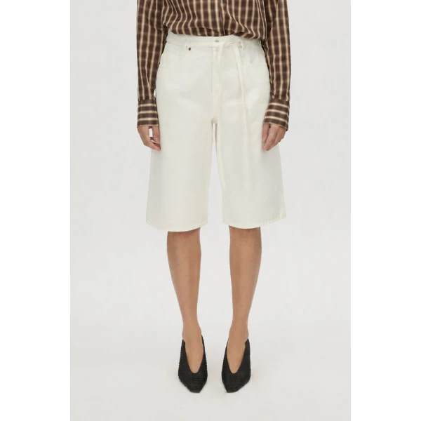Camilla and Marc Rhodes Denim Short in Salt