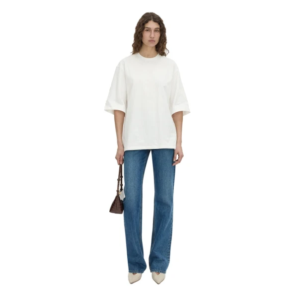 Camilla and Marc Romy Oversized Tee in White