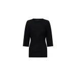 Camilla and Marc Siona Light Elbow Sleeve Top in Black | Tops | Luxury Shoes 
