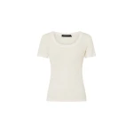 Camilla and Marc Siona Light Weight Fitted Tee in Cream | Tops | Luxury Shoes 