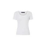 Camilla and Marc Siona Light Weight Fitted Tee in Soft White | Tops | Luxury Shoes 