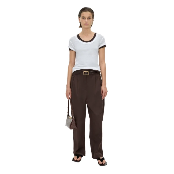 Camilla and Marc Siona Light Weight Fitted Tee in Soft White
