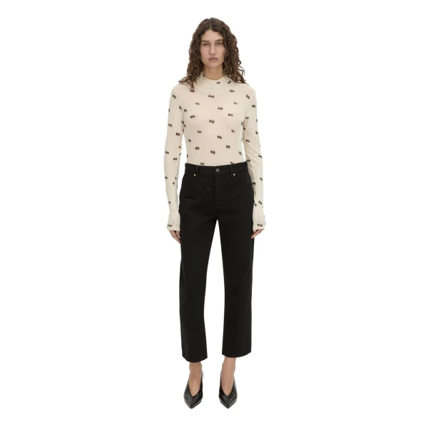 Camilla and Marc Siona Printed Bodysuit in Soft White Print