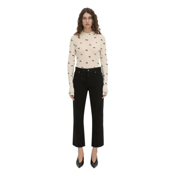 Camilla and Marc Siona Printed Bodysuit in Soft White Print