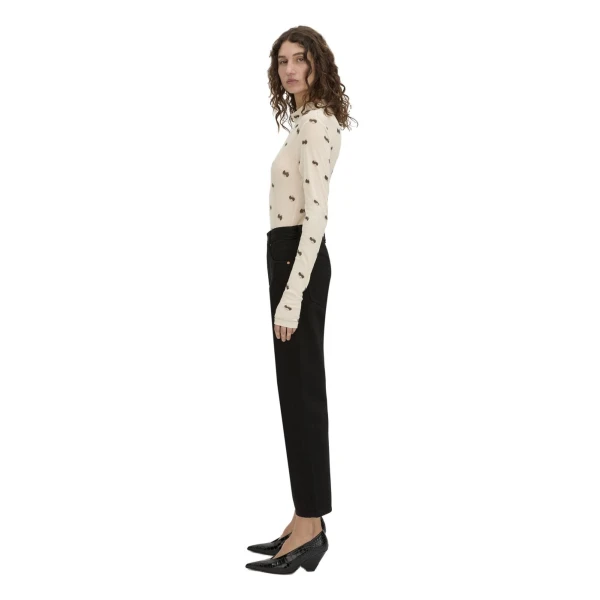 Camilla and Marc Siona Printed Bodysuit in Soft White Print