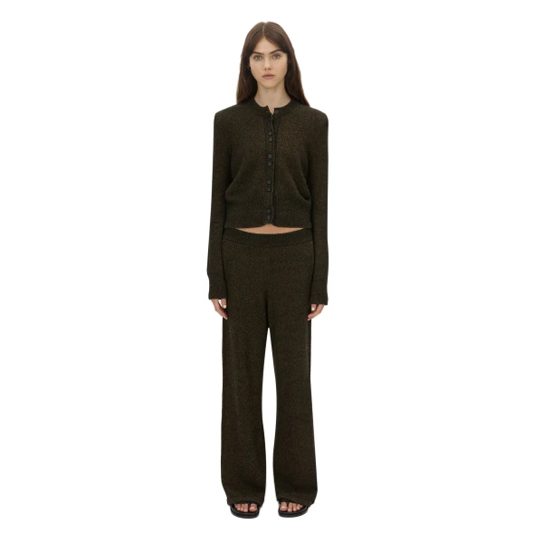 Camilla and Marc Soleo Textured Knit Cardigan in Cocoa