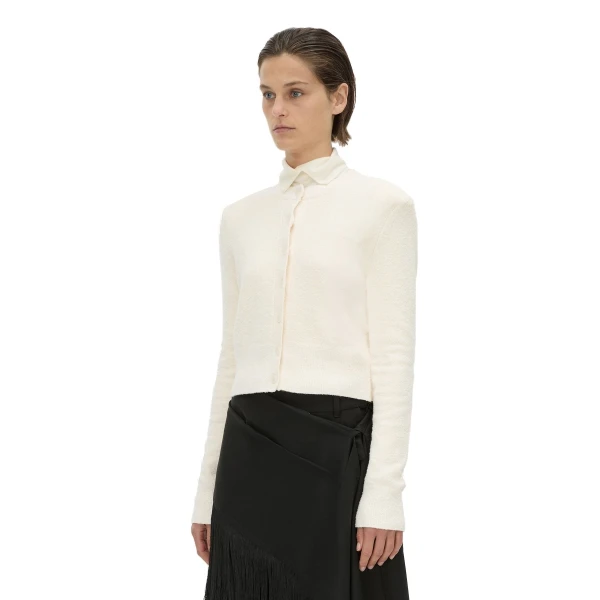 Camilla and Marc Soleo Textured Knit Cardigan in Cream