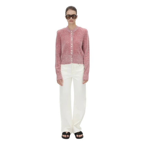 Camilla and Marc Soleo Textured Knit Cardigan in Watermelon