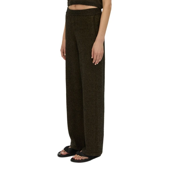 Camilla and Marc Soleo Textured Knit Pant in Cocoa