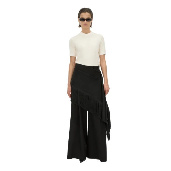 Camilla and Marc Soleo Textured Knit T-Shirt in Cream