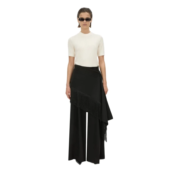 Camilla and Marc Soleo Textured Knit T-Shirt in Cream