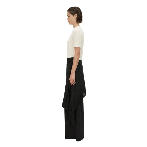 Camilla and Marc Soleo Textured Knit T-Shirt in Cream
