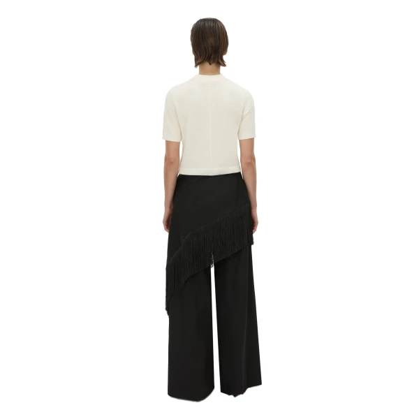Camilla and Marc Soleo Textured Knit T-Shirt in Cream