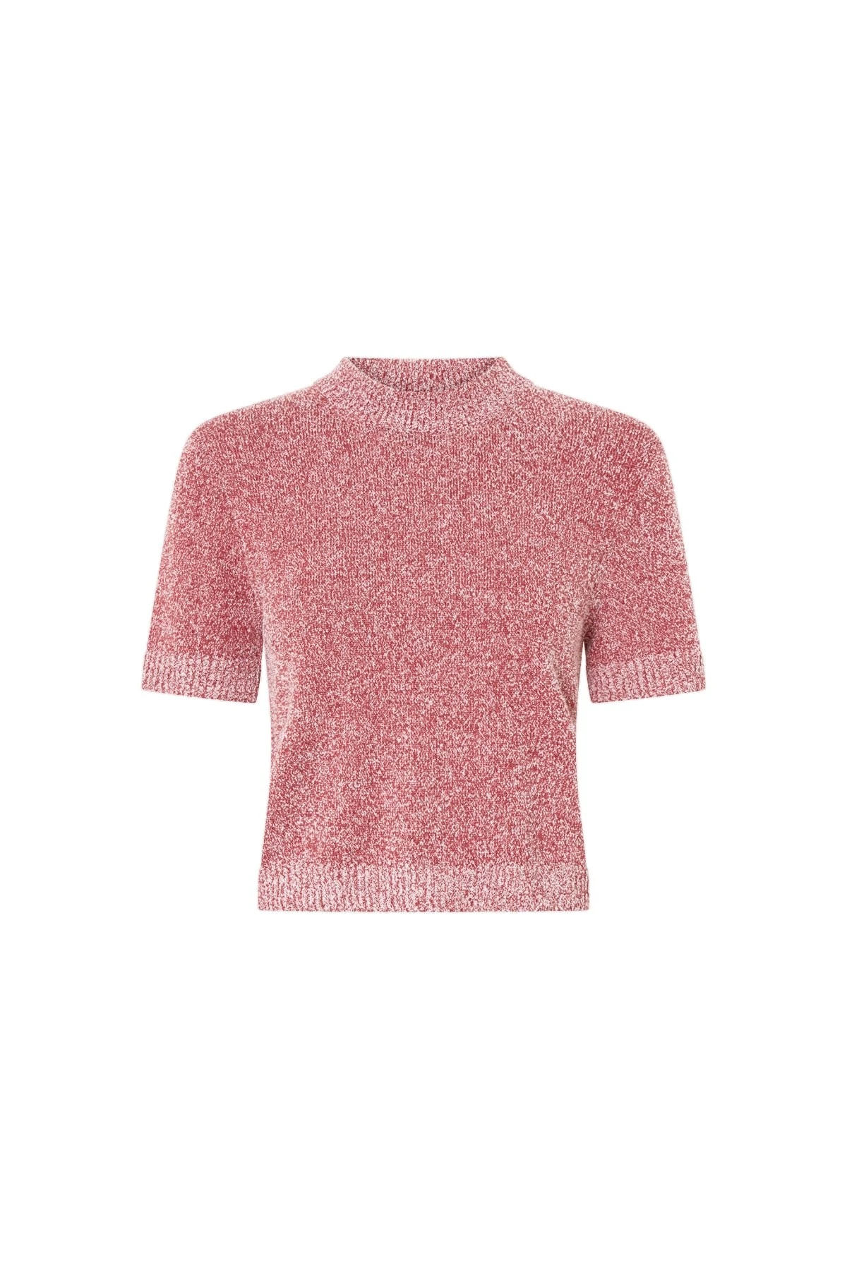 Camilla-and-Marc-Soleo-Textured-Knit-T-Shirt-in-Watermelon Camilla and Marc Soleo Textured Knit T-Shirt in Watermelon | Knitwear | Luxury Shoes
