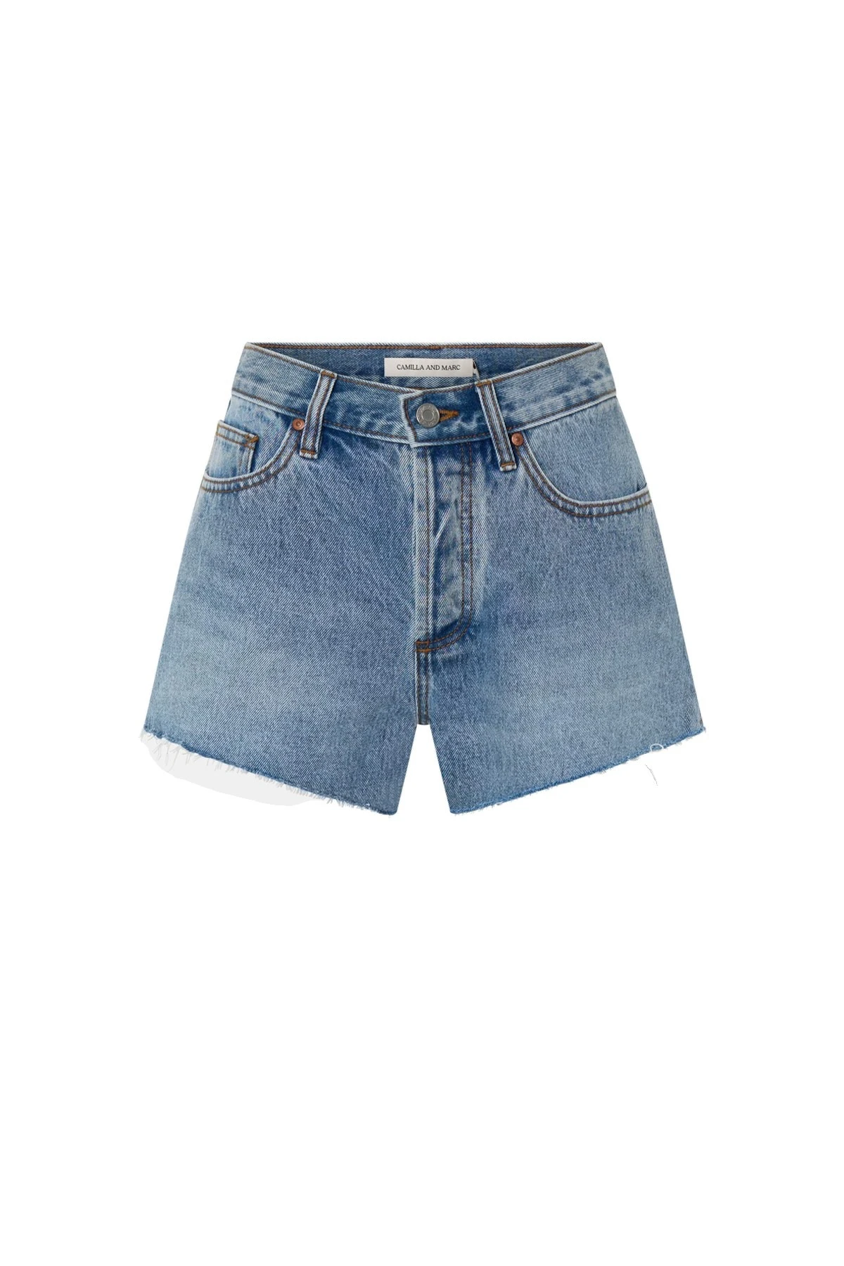 Camilla-and-Marc-Tanner-Denim-Short-in-Light-Blue Camilla and Marc Tanner Denim Short in Light Blue | Shorts | Luxury Shoes