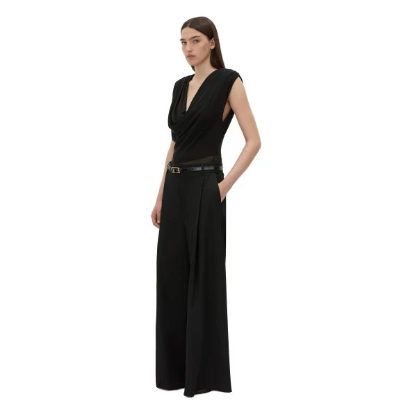 Camilla and Marc Taryn Mesh Bodysuit in Black
