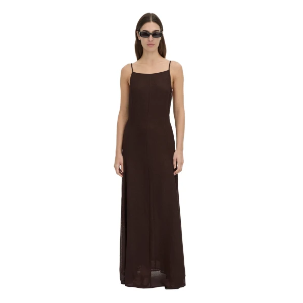 Camilla and Marc Tessara Maxi Dress in Chocolate