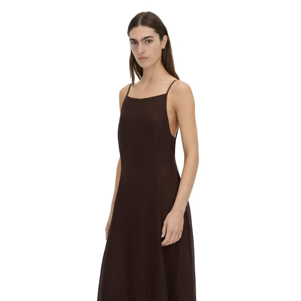 Camilla and Marc Tessara Maxi Dress in Chocolate