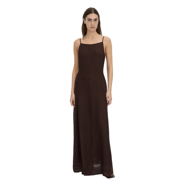Camilla and Marc Tessara Maxi Dress in Chocolate