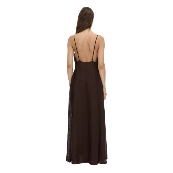 Camilla and Marc Tessara Maxi Dress in Chocolate